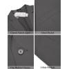 imageCOOFANDY Mens Casual Linen Blazer Lightweight Regular Fit Sport Coat One Button Suit JacketDark Grey