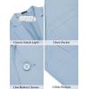 imageCOOFANDY Mens Casual Linen Blazer Lightweight Regular Fit Sport Coat One Button Suit JacketLight Blue