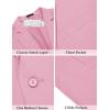imageCOOFANDY Mens Casual Linen Blazer Lightweight Regular Fit Sport Coat One Button Suit JacketPink