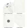 imageCOOFANDY Mens Casual Linen Blazer Lightweight Regular Fit Sport Coat One Button Suit JacketWhite