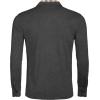 imageCOOFANDY Mens Casual Polo Shirt Long Sleeve Classic Plaid Button Tees with PocketsCharcoal Grey