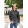 imageCOOFANDY Mens Casual Slim Fit Pullover Sweater Knitted Thermal SweatshirtDark Grey