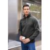 imageCOOFANDY Mens Casual Slim Fit Pullover Sweater Knitted Thermal SweatshirtDark Grey
