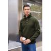 imageCOOFANDY Mens Casual Slim Fit Pullover Sweater Knitted Thermal SweatshirtGreen