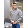 imageCOOFANDY Mens Casual Slim Fit Pullover Sweater Knitted Thermal SweatshirtGrey