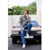 imageCOOFANDY Mens Casual Slim Fit Pullover Sweater Knitted Thermal SweatshirtGrey