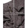 imageCOOFANDY Mens Casual Slim Fit Pullover Sweater Knitted Thermal SweatshirtPale Grey