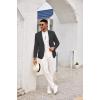 imageCOOFANDY Mens Casual Sport Coat Lightweight Two Button Blazer Slim Fit Business JacketsBlack
