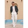 imageCOOFANDY Mens Casual Sport Coat Lightweight Two Button Blazer Slim Fit Business JacketsBlack