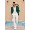 imageCOOFANDY Mens Casual Sport Coat Lightweight Two Button Blazer Slim Fit Business JacketsBlackish Green