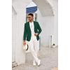imageCOOFANDY Mens Casual Sport Coat Lightweight Two Button Blazer Slim Fit Business JacketsBlackish Green