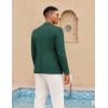 imageCOOFANDY Mens Casual Sport Coat Lightweight Two Button Blazer Slim Fit Business JacketsBlackish Green