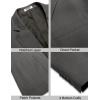 imageCOOFANDY Mens Casual Sport Coat Lightweight Two Button Blazer Slim Fit Business JacketsDark Grey