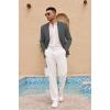 imageCOOFANDY Mens Casual Sport Coat Lightweight Two Button Blazer Slim Fit Business JacketsDark Grey