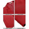 imageCOOFANDY Mens Casual Sport Coat Lightweight Two Button Blazer Slim Fit Business JacketsDeep Red