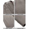 imageCOOFANDY Mens Casual Sport Coat Lightweight Two Button Blazer Slim Fit Business JacketsGrey