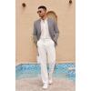 imageCOOFANDY Mens Casual Sport Coat Lightweight Two Button Blazer Slim Fit Business JacketsGrey