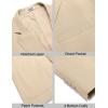 imageCOOFANDY Mens Casual Sport Coat Lightweight Two Button Blazer Slim Fit Business JacketsKhaki