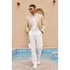 imageCOOFANDY Mens Casual Sport Coat Lightweight Two Button Blazer Slim Fit Business JacketsKhaki