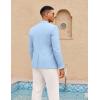 imageCOOFANDY Mens Casual Sport Coat Lightweight Two Button Blazer Slim Fit Business JacketsLight Blue