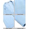 imageCOOFANDY Mens Casual Sport Coat Lightweight Two Button Blazer Slim Fit Business JacketsLight Blue