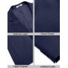 imageCOOFANDY Mens Casual Sport Coat Lightweight Two Button Blazer Slim Fit Business JacketsNavy Blue