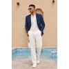 imageCOOFANDY Mens Casual Sport Coat Lightweight Two Button Blazer Slim Fit Business JacketsNavy Blue