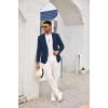 imageCOOFANDY Mens Casual Sport Coat Lightweight Two Button Blazer Slim Fit Business JacketsNavy Blue