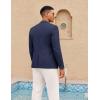 imageCOOFANDY Mens Casual Sport Coat Lightweight Two Button Blazer Slim Fit Business JacketsNavy Blue