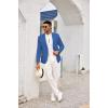 imageCOOFANDY Mens Casual Sport Coat Lightweight Two Button Blazer Slim Fit Business JacketsRoyal Blue