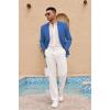 imageCOOFANDY Mens Casual Sport Coat Lightweight Two Button Blazer Slim Fit Business JacketsRoyal Blue