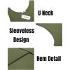 imageCOOFANDY Mens Casual Tank Tops Sleeveless Beach Muscle T Shirts Summer Fashion Tank ShirtArmy Green