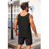 imageCOOFANDY Mens Casual Tank Tops Sleeveless Beach Muscle T Shirts Summer Fashion Tank ShirtBlackpalm Tree02