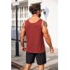 imageCOOFANDY Mens Casual Tank Tops Sleeveless Beach Muscle T Shirts Summer Fashion Tank ShirtRed