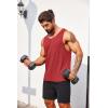 imageCOOFANDY Mens Casual Tank Tops Sleeveless Beach Muscle T Shirts Summer Fashion Tank ShirtRed