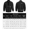 imageCOOFANDY Mens Casual Varsity Jacket Vintage Lightweight Suede Bomber JacketsBlack