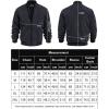 imageCOOFANDY Mens Casual Varsity Jacket Vintage Lightweight Suede Bomber JacketsNavy Blue