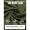 imageCOOFANDY Mens Cotton Henley Shirts Long Sleeve TShirts Casual Pullover Shirt Soft Stretch Basic Tees Fall TopsArmy Green