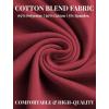 imageCOOFANDY Mens Cotton Hipster Hip Hop Longline Crewneck T Shirts Casual Long Sleeve Tees Curved Hem Gym ShirtsTwo Pack Black  Wine Red