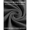 imageCOOFANDY Mens Cotton Hipster Hip Hop Longline Crewneck T Shirts Casual Long Sleeve Tees Curved Hem Gym ShirtsTwo Pack Dark Grey  Navy