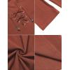 imageCOOFANDY Mens Cotton Linen Tank Top Shirts Casual Sleeveless Lace Up Beach Hippie Tops Bohemian Renaissance Pirate TunicBrick