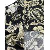 imageCOOFANDY Mens Cotton Linen Tank Top Shirts Casual Sleeveless Lace Up Beach Hippie Tops Bohemian Renaissance Pirate TunicFlower Leaf