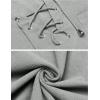 imageCOOFANDY Mens Cotton Linen Tank Top Shirts Casual Sleeveless Lace Up Beach Hippie Tops Bohemian Renaissance Pirate TunicGrey