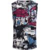 imageCOOFANDY Mens Cotton Linen Tank Top Shirts Casual Sleeveless Lace Up Beach Hippie Tops Bohemian Renaissance Pirate TunicTiedyeBlue