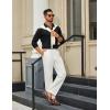 imageCOOFANDY Mens Cotton Polo Shirts Long Sleeve Casual Collared Shirt Classic Golf T ShirtAll Black