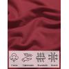 imageCOOFANDY Mens Cotton TShirt Short Sleeve Crew Neck Tee Shirts Casual Solid Basic TopsWine Red