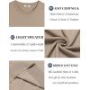 imageCOOFANDY Mens Crewneck Sweater Short Sleeve Casual Basic Tops Classic Fashion Knit Pullover TeesKhaki