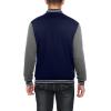 imageCOOFANDY Mens Fashion Varsity Jacket Causal Slim Fit Cotton Letterman Baseball Bomber JacketsNavyGrey