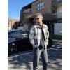 imageCOOFANDY Mens Flannel Shirts Casual Button Down Plaid Shirt Jacket Long Sleeve Fleece ShacketBlackbeige Plaid