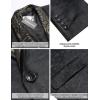 imageCOOFANDY Mens Floral Suit Jacket Shawl Lapel Slim Fit Stylish Blazer Dress Suit Prom Party Wedding Blazer